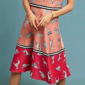 BNWT Anthropologie sporty Dalmatian skirt size 0